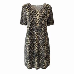 Snakeskin Animal Print Dress Size L
